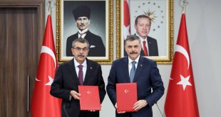 Okul güvenliği protokolünün imza töreni — MEB